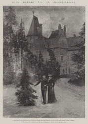 El rey Eduardo VII en Friedrichshof